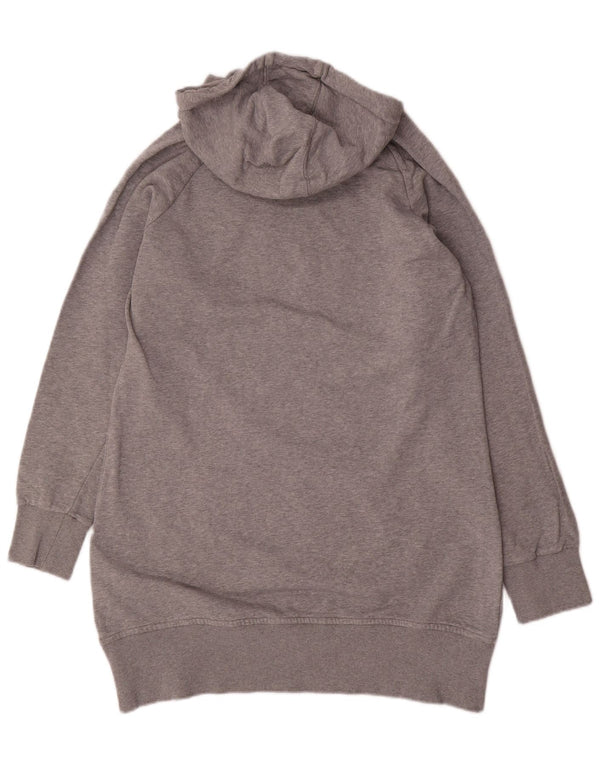 CONVERSE Felpa con cappuccio grafica lunga All Star da donna UK 18 XL Grigio