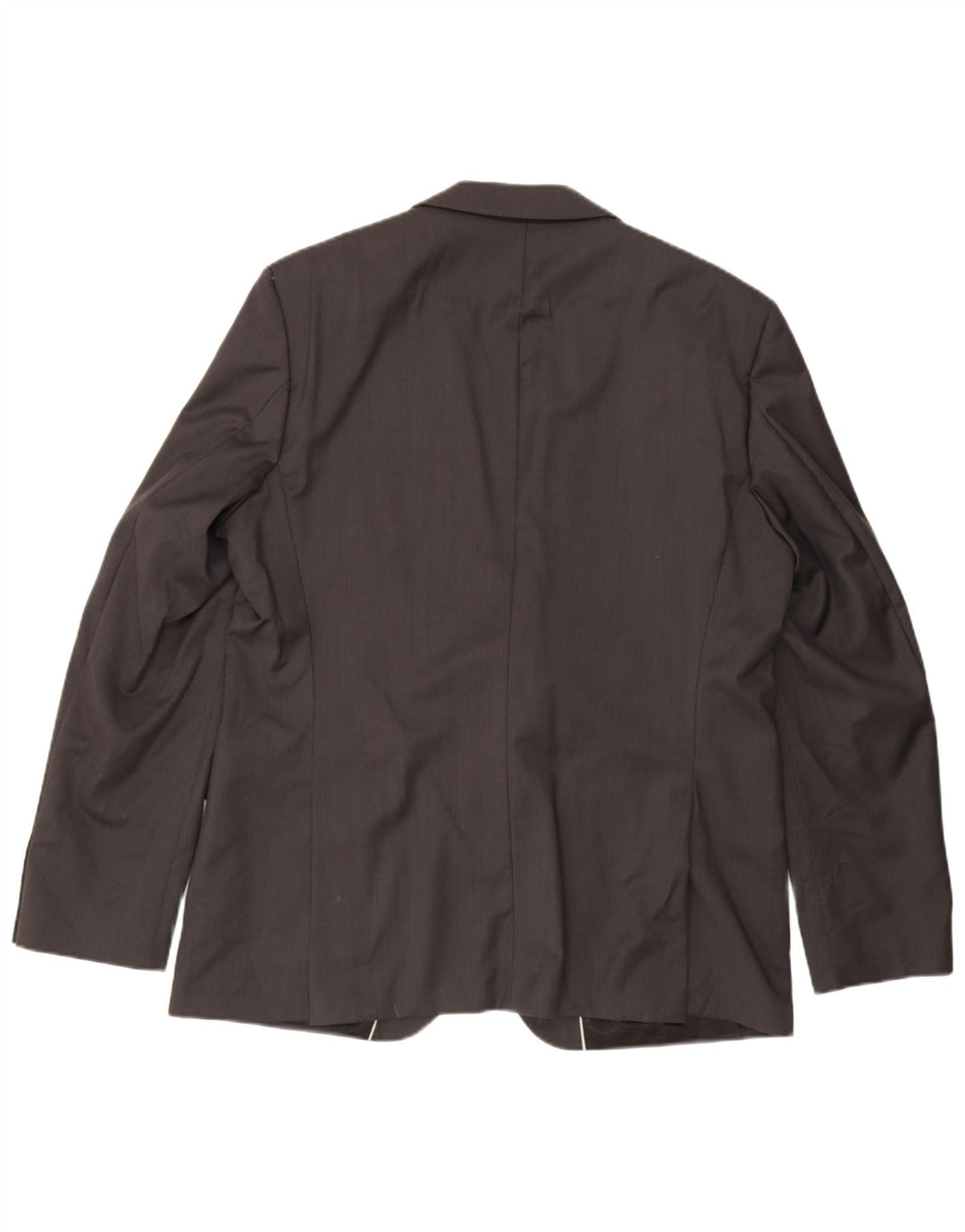 Giacca blazer da uomo a 2 bottoni Hugo Boss EU 56 3XL Lana vergine grigia