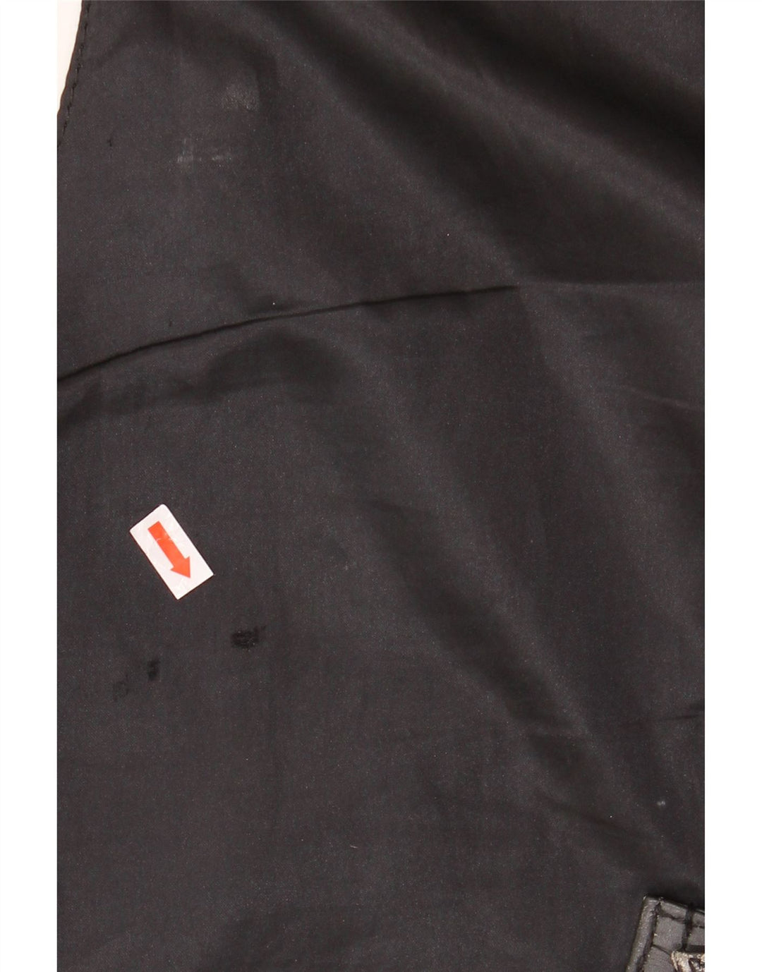 Gilet in pelle vintage da uomo grande nero