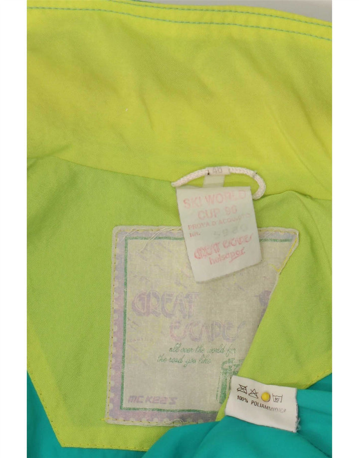 Giacca da sci con cappuccio da uomo Great Escapes IT 48 Colore verde medio