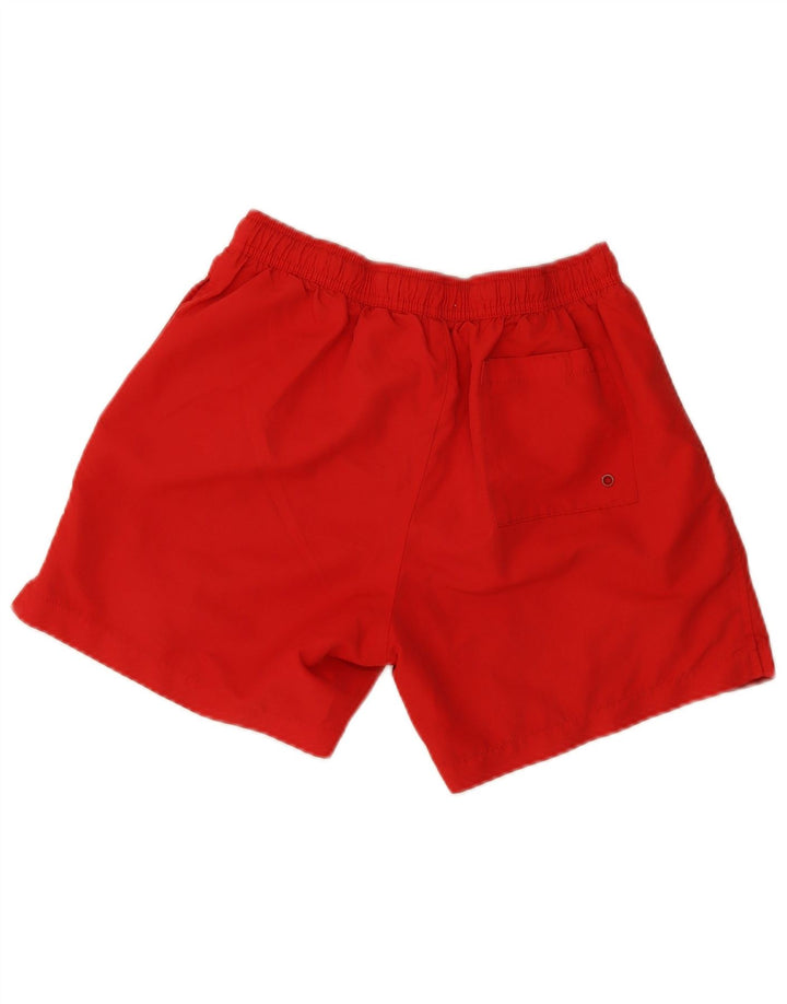 Pantaloncini da bagno grafici da uomo Calvin Klein poliestere rosso medio