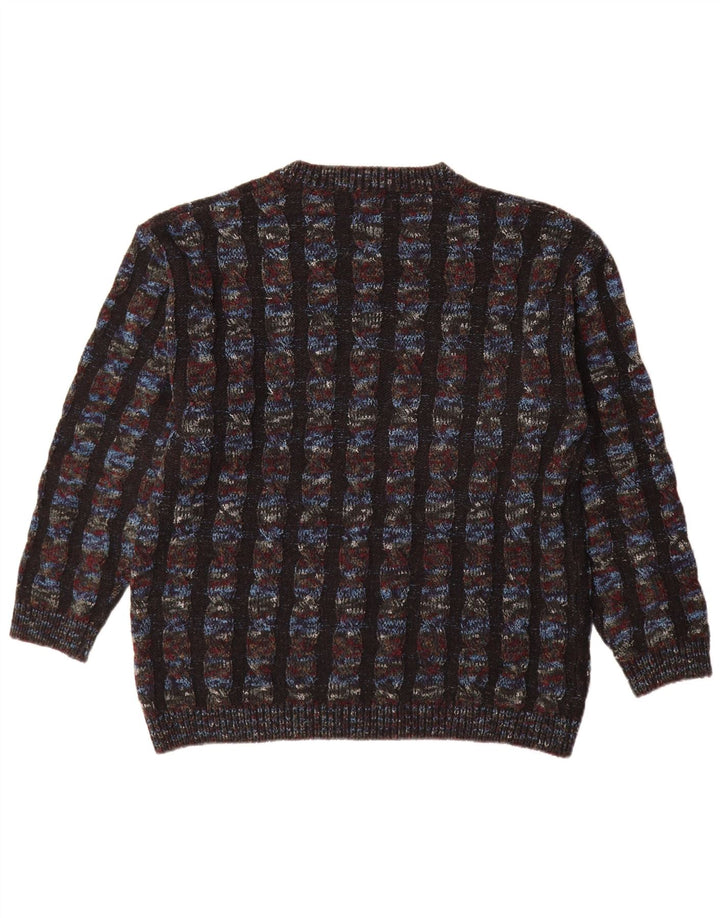 Maglione Uomo Girocollo Dino Erre IT 50 Righe Medie Multicolore