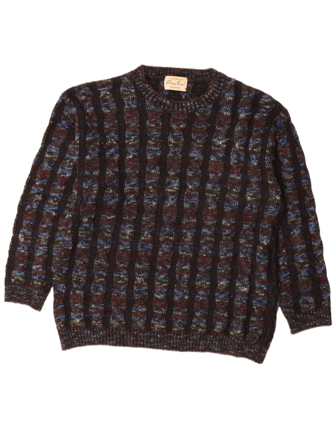Maglione Uomo Girocollo Dino Erre IT 50 Righe Medie Multicolore