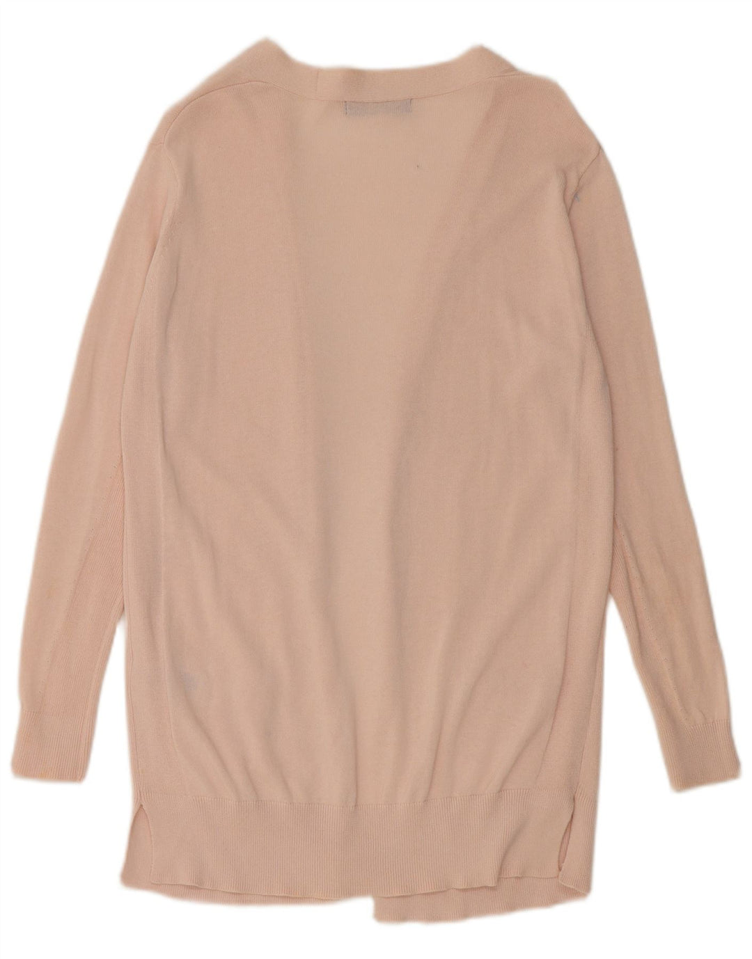 Maglione cardigan oversize lungo da donna Marks & Spencer UK 10 piccolo rosa