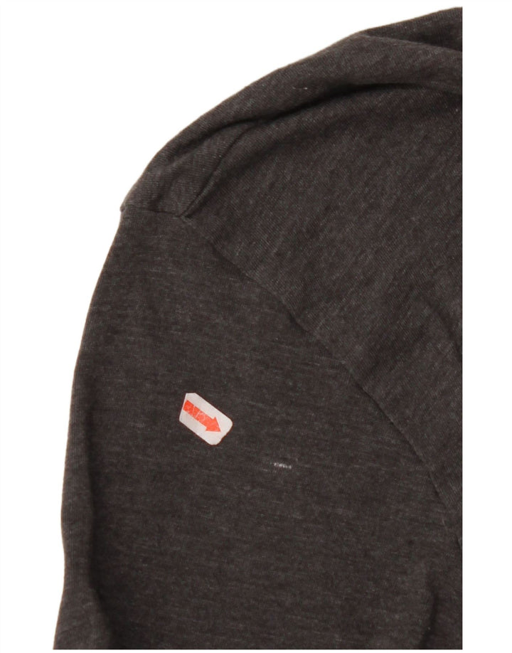 EDDIE BAUER Top da uomo a maniche lunghe 2XL in cotone grigio