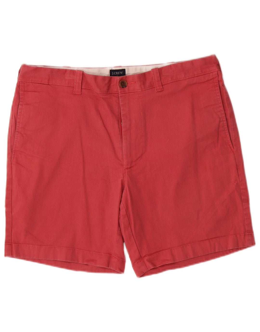 Pantaloncini chino da uomo J. CREW W32 cotone rosso medio