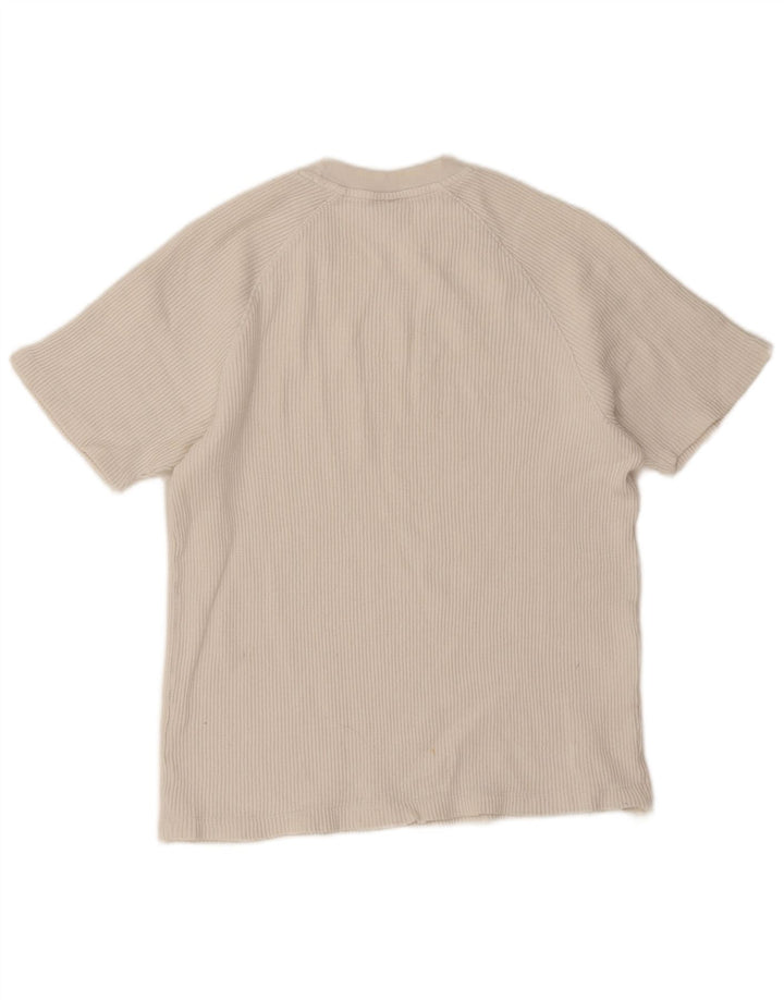 T-shirt oversize da donna Zara UK 10 piccola in cotone bianco