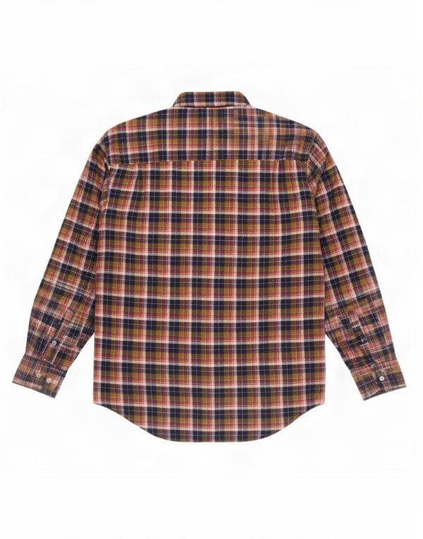 Camicia in flanella da uomo Nanuk, cotone scozzese grande multicolore