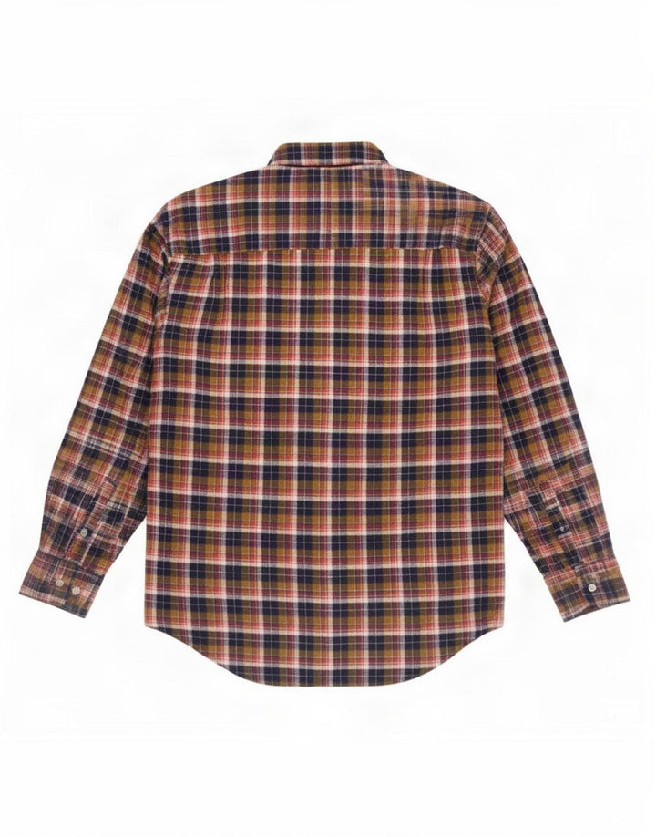 Camicia in flanella da uomo Nanuk, cotone scozzese grande multicolore