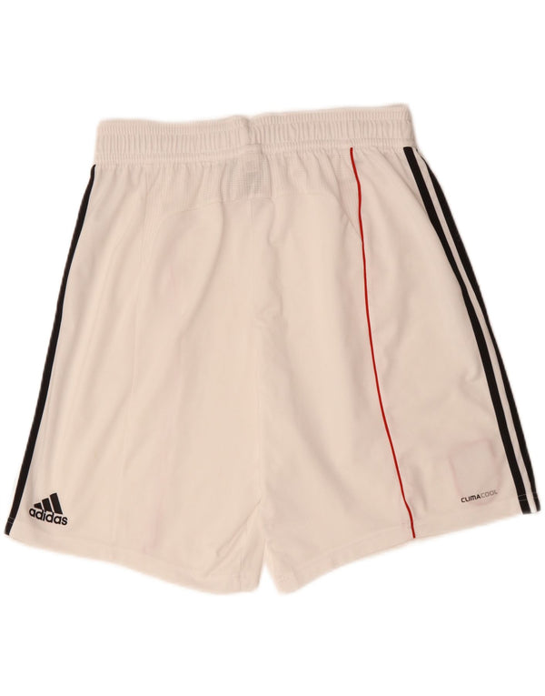 Pantaloncini sportivi Adidas da uomo Deutscher Fussball Bund 2XL poliestere bianco