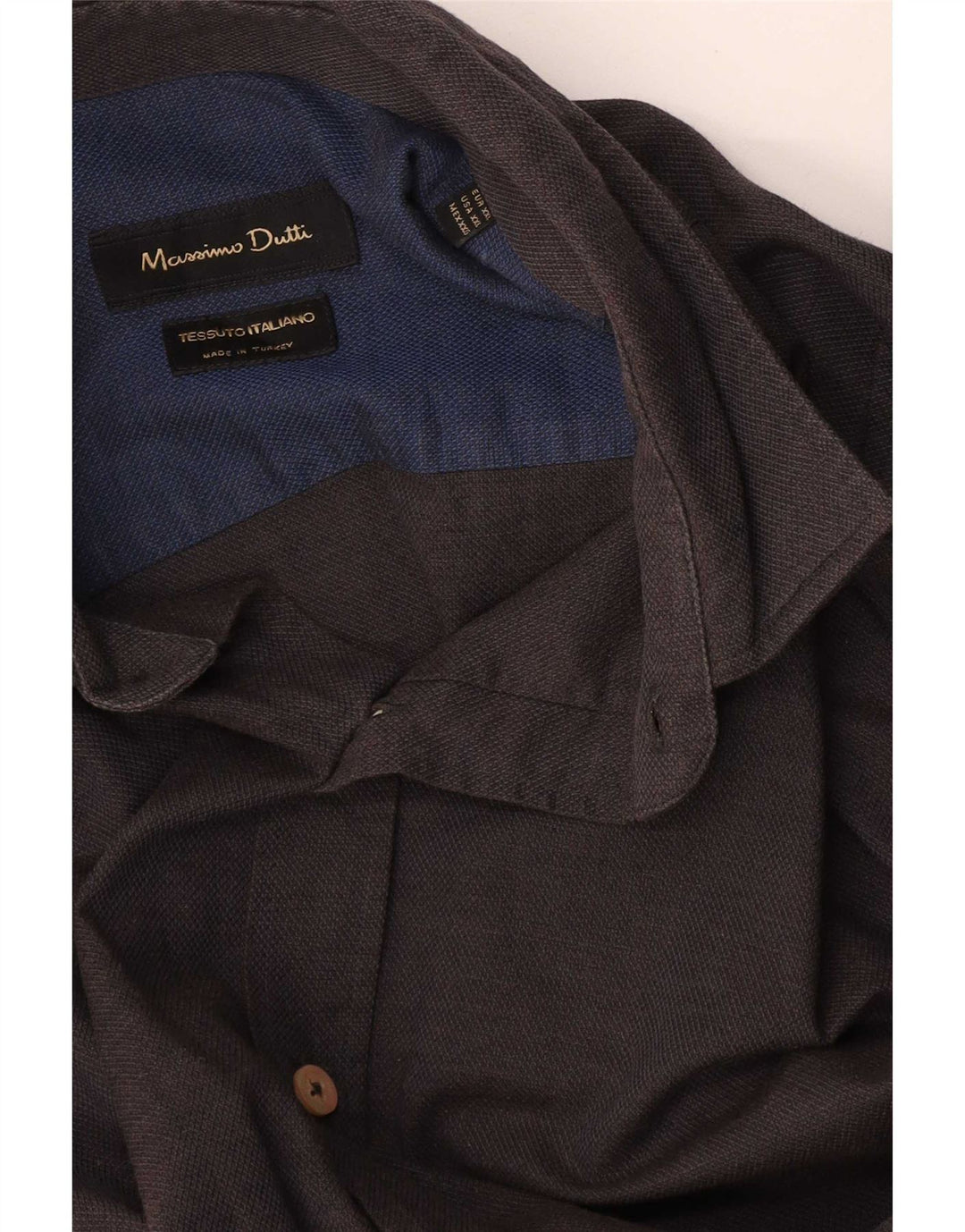 Camicia da uomo Massimo Dutti 2XL Grigia