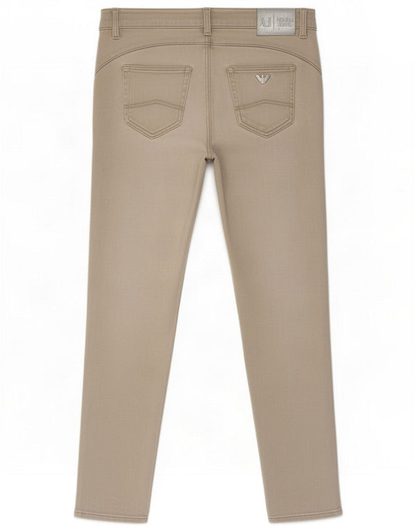 Armani Jeans skinny da donna IT 44 Medio W30 L29 Cotone beige