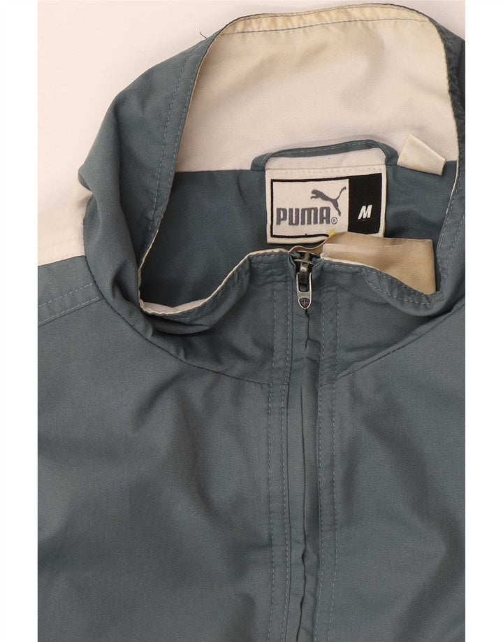 Giacca anorak da uomo dalla vestibilità ampia Puma UK 38 Colorblock blu medio
