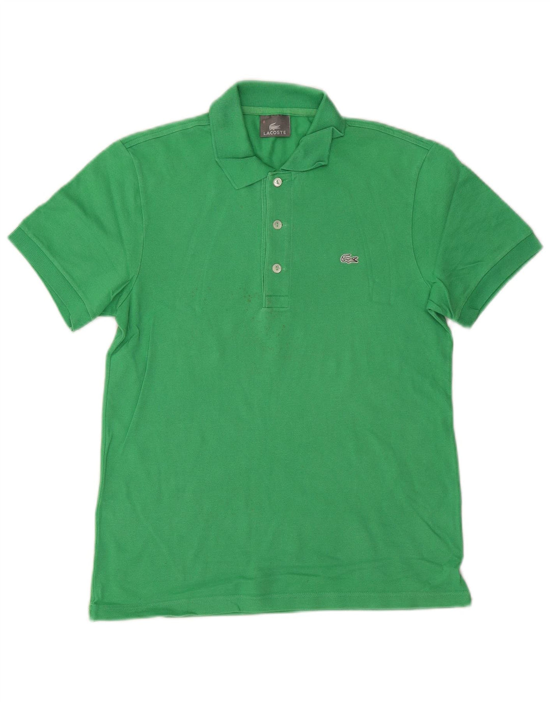 Polo da uomo LACOSTE taglia 3 piccola in cotone verde