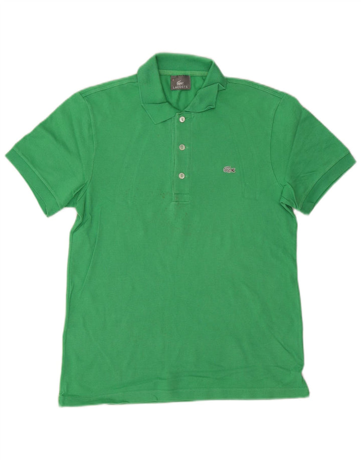 Polo da uomo LACOSTE taglia 3 piccola in cotone verde