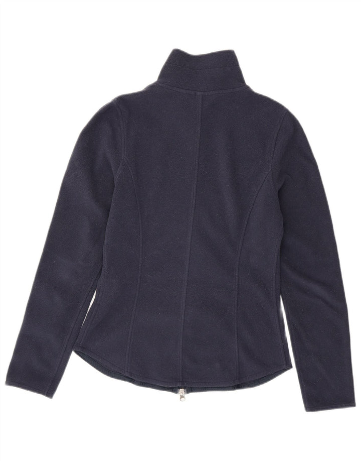 Giacca in pile PUMA da donna UK 10 Small Blu Navy Poliestere