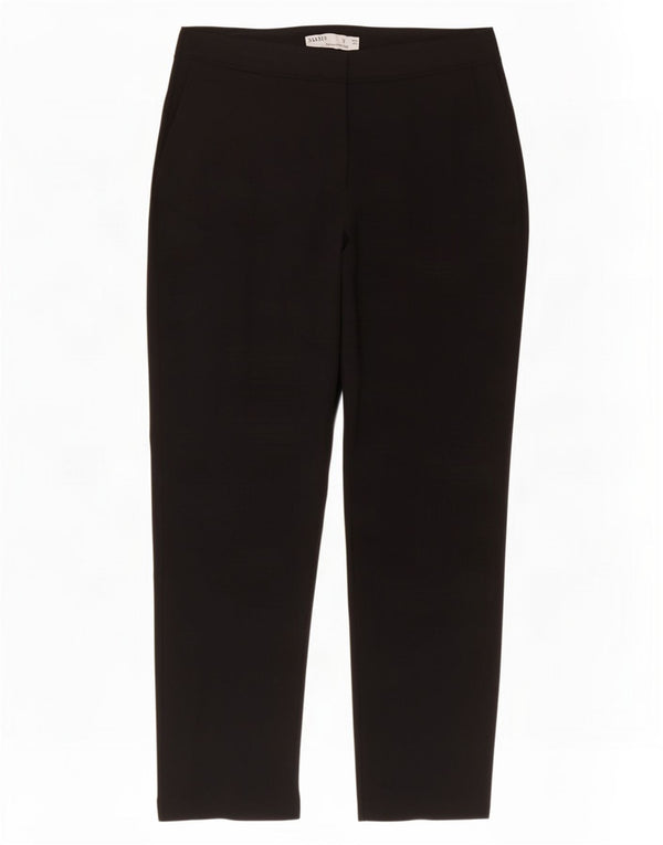 Pantaloni chino slim da donna Oasis UK 14 Large W32 L27 viscosa nera