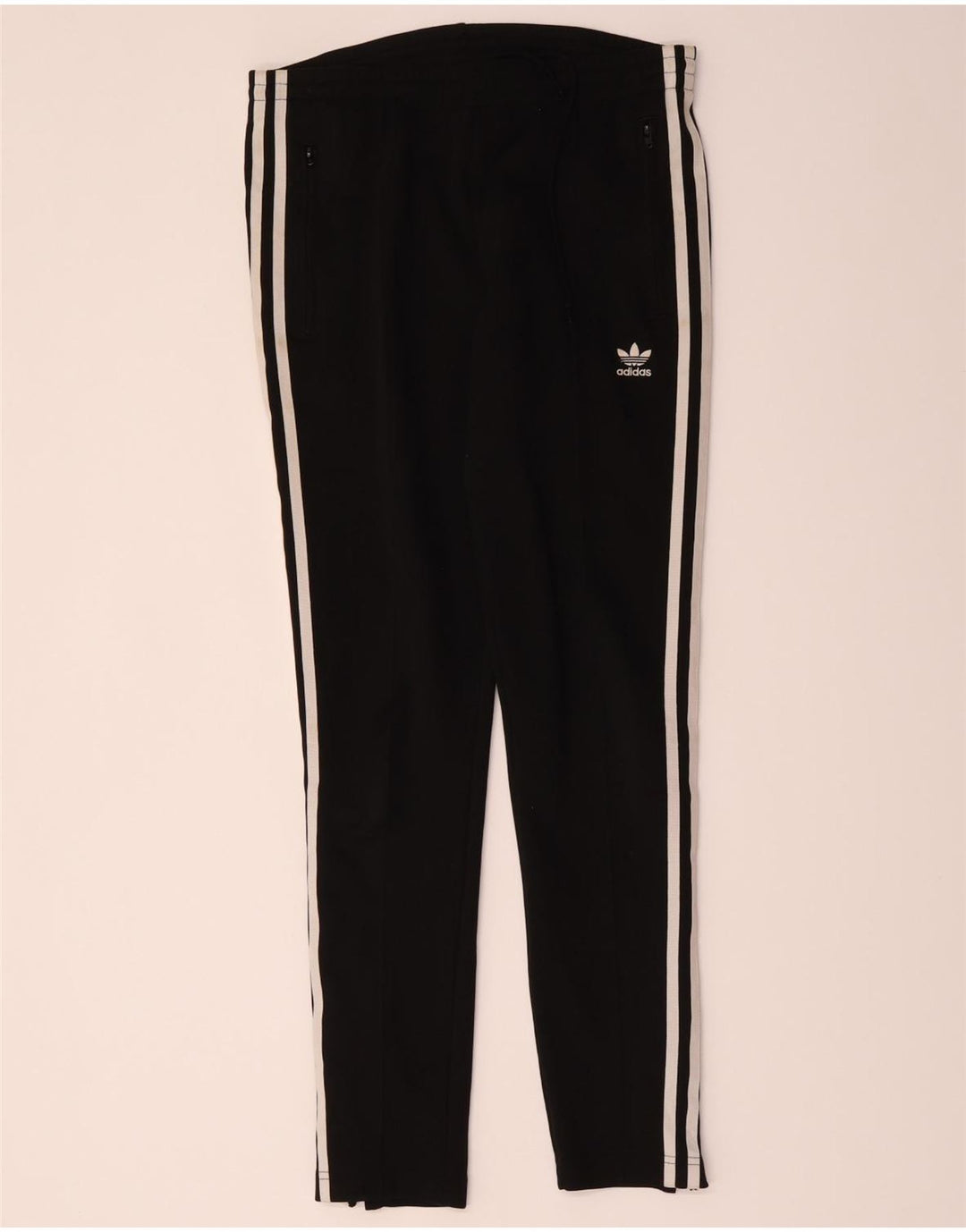 Pantaloni della tuta da donna Adidas UK 6 XS poliestere nero