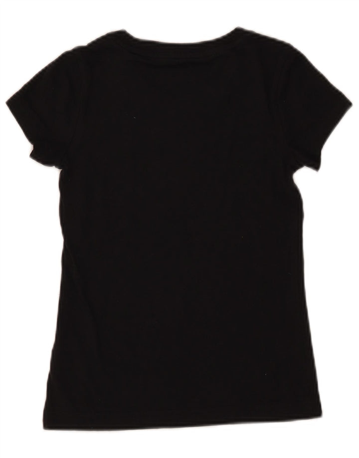 T-shirt grafica ADIDAS per ragazzi 9-10 anni in cotone nero