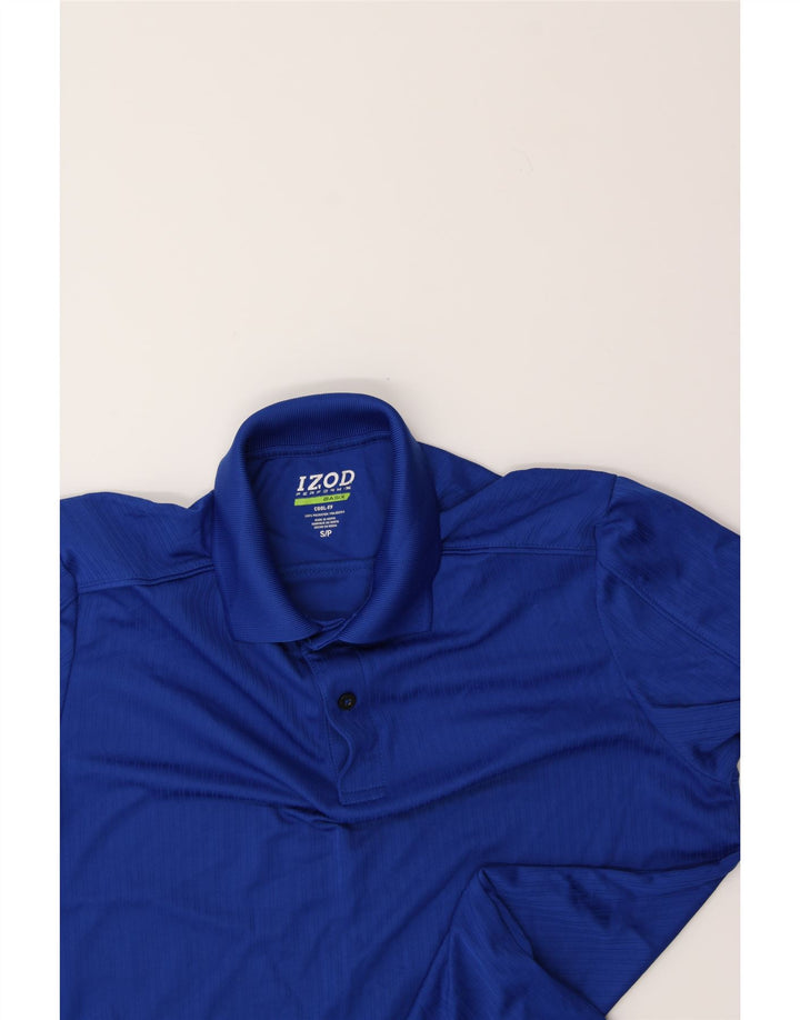 IZOD Mens Polo Shirt Small Blue Polyester Vintage Izod and Second-Hand Izod from Messina Hembry 