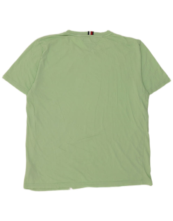 T-shirt grafica da uomo Tommy Hilfiger Top 2XL cotone verde