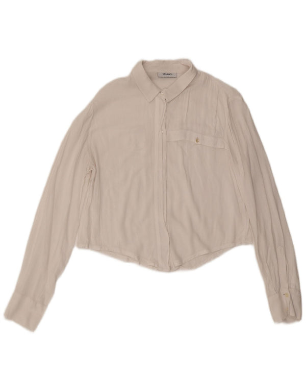 Max & Co. Maglietta corta da donna UK 10 piccola bianca maculata