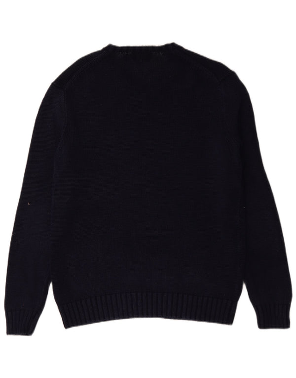 Polo Ralph Lauren Maglione girocollo da uomo piccolo in cotone blu navy