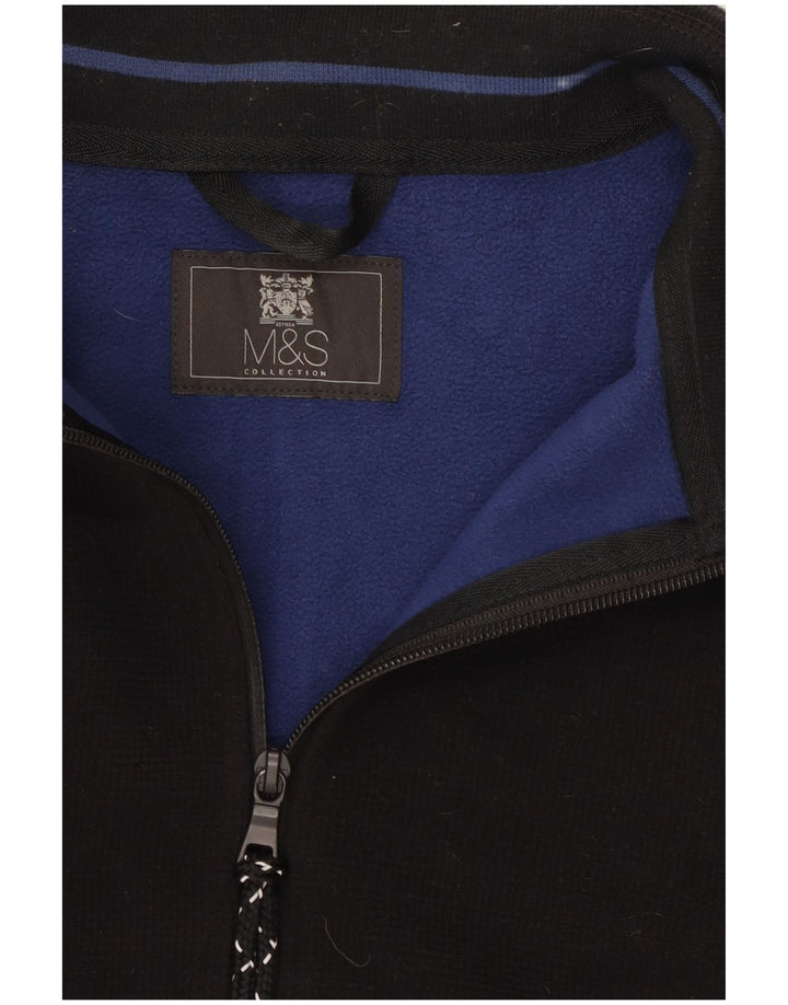 Giacca da ginnastica da uomo Marks & Spencer grande nera