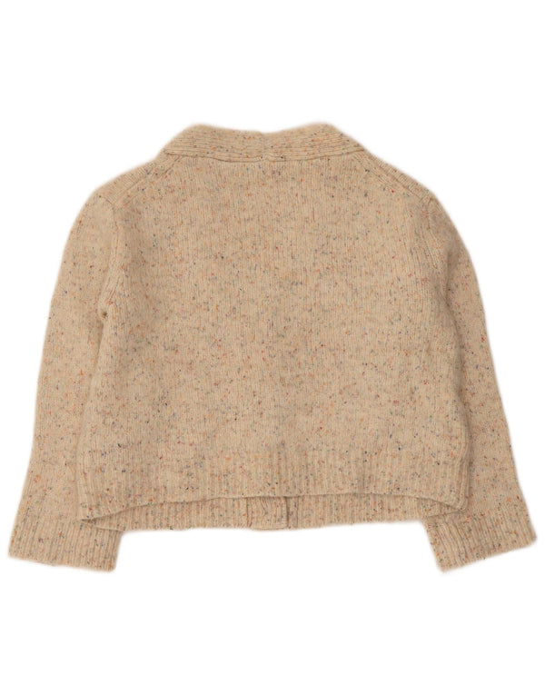 Maglione cardigan da donna con maniche a 3/4 di Whistles UK 10 Piccolo beige screziato