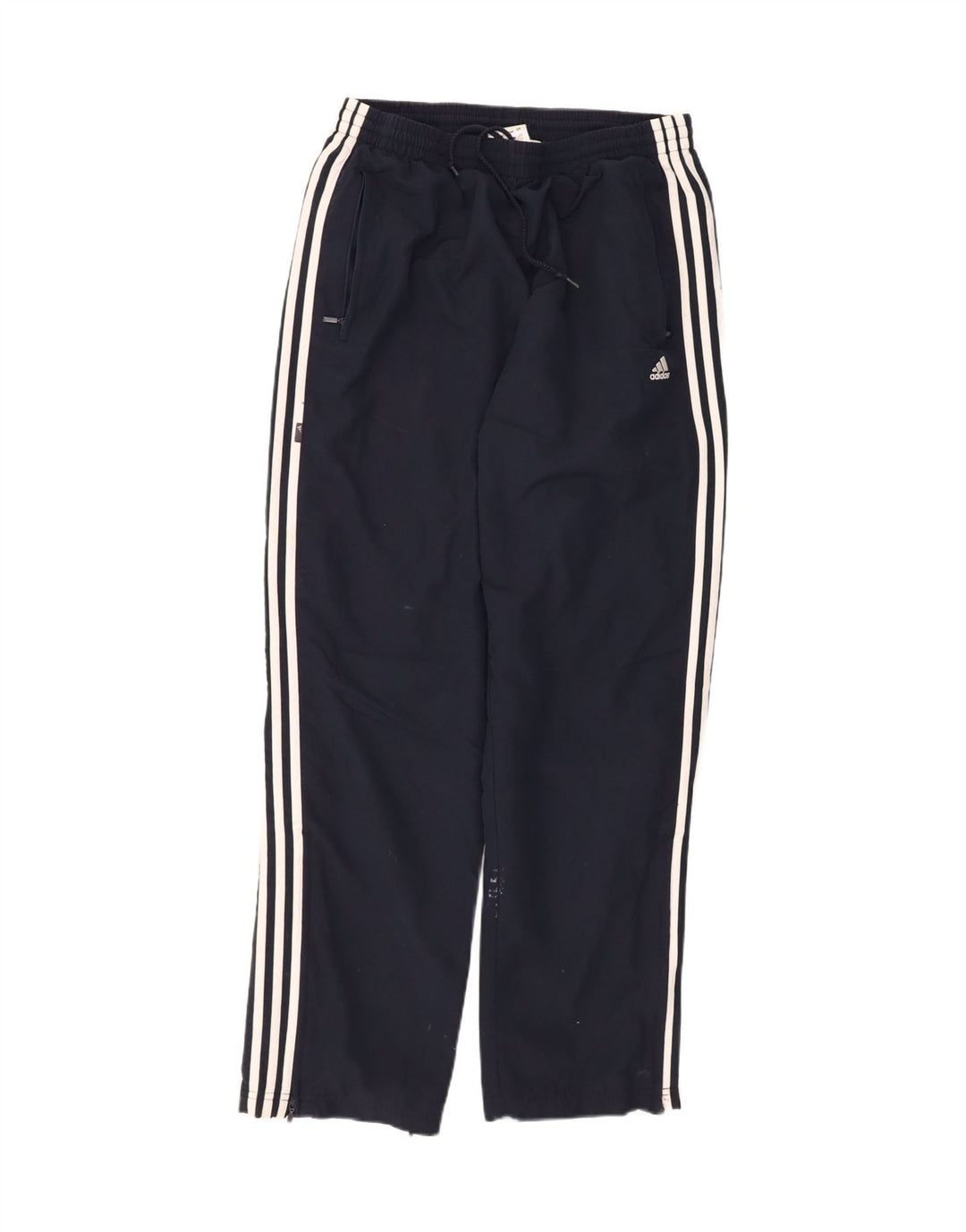 ADIDAS Mens Tracksuit Trousers Large  Navy Blue Polyester Vintage Adidas and Second-Hand Adidas from Messina Hembry 