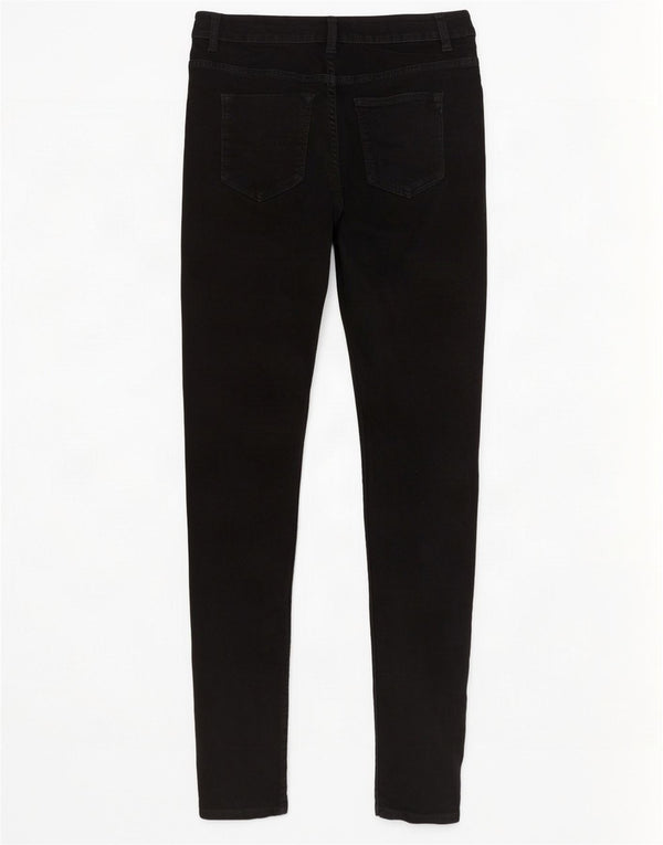 Pantaloni skinny da donna in velluto a coste con vestibilità Richmond Jigsaw W26 L32 cotone nero