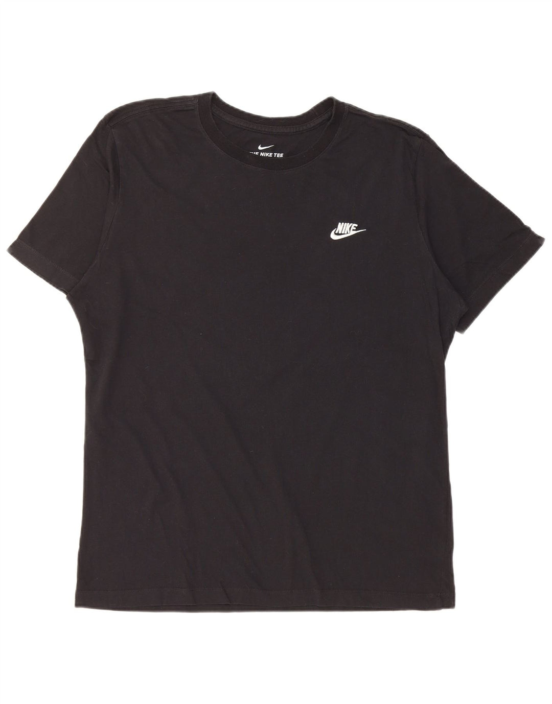 T-shirt da uomo NIKE Top grande in cotone nero