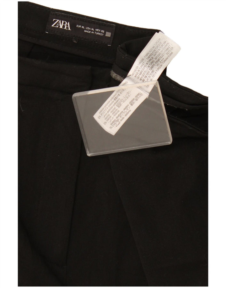 Pantaloni casual Bootcut da donna Zara XL W32 L33 poliestere nero