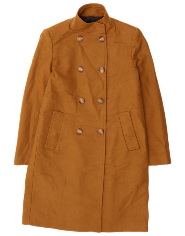 Cappotto doppiopetto da donna Zara UK 10 piccolo in lana beige