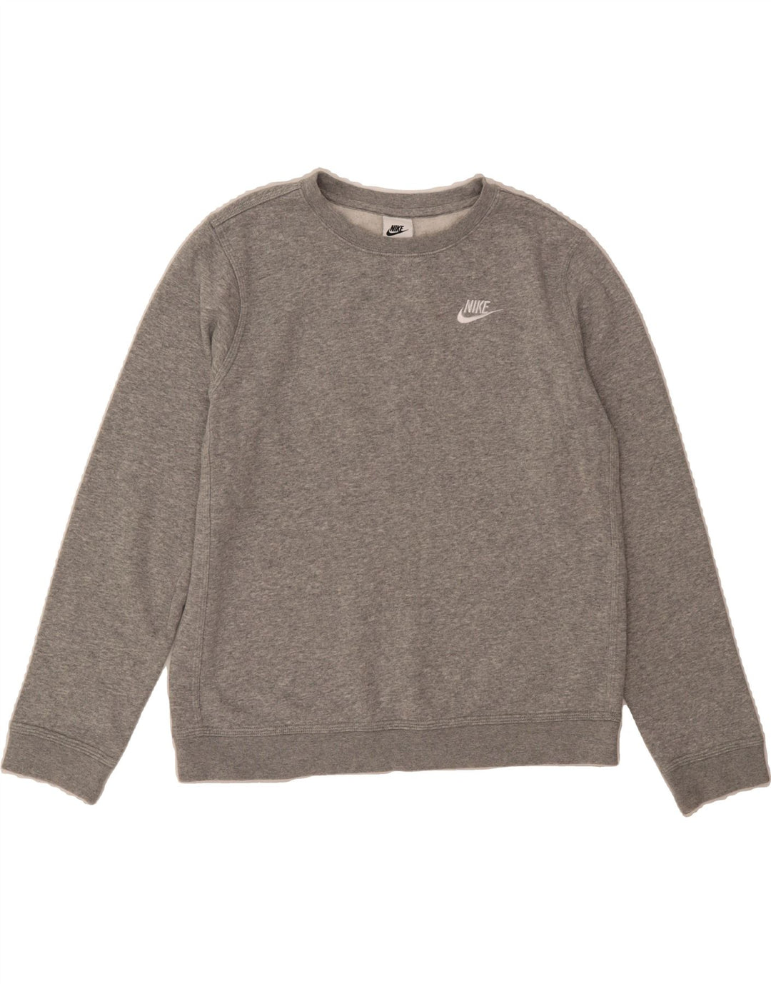 NIKE Boys Sweatshirt Jumper 13-14 Years XL Grey Cotton Vintage Nike and Second-Hand Nike from Messina Hembry 