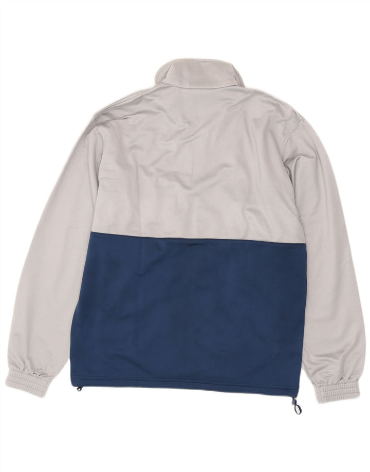 Giacca da tuta da uomo Diadora UK 38 Poliestere color block bianco medio