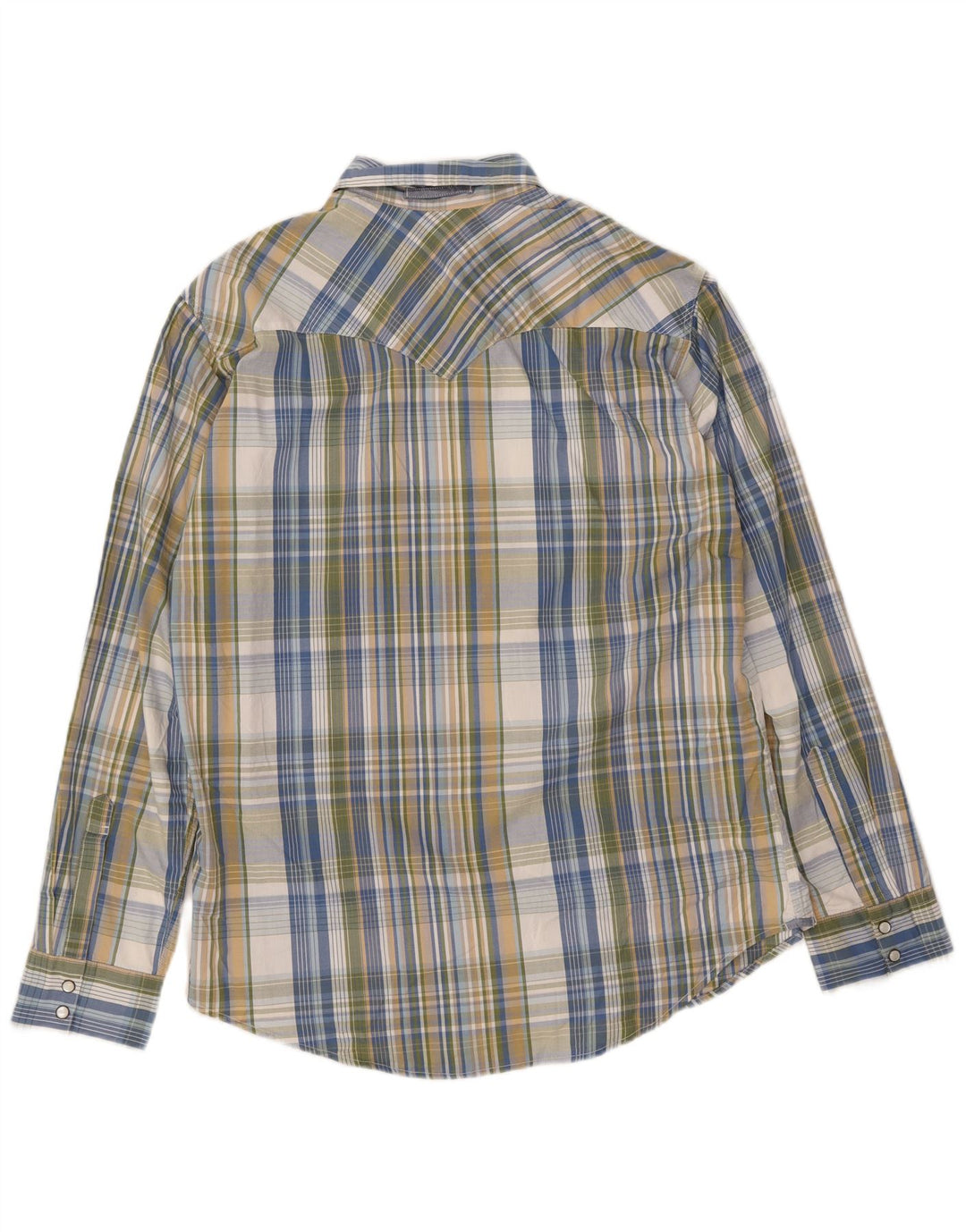 LEVI'S Camicia da uomo in flanella XL in cotone a quadri multicolore