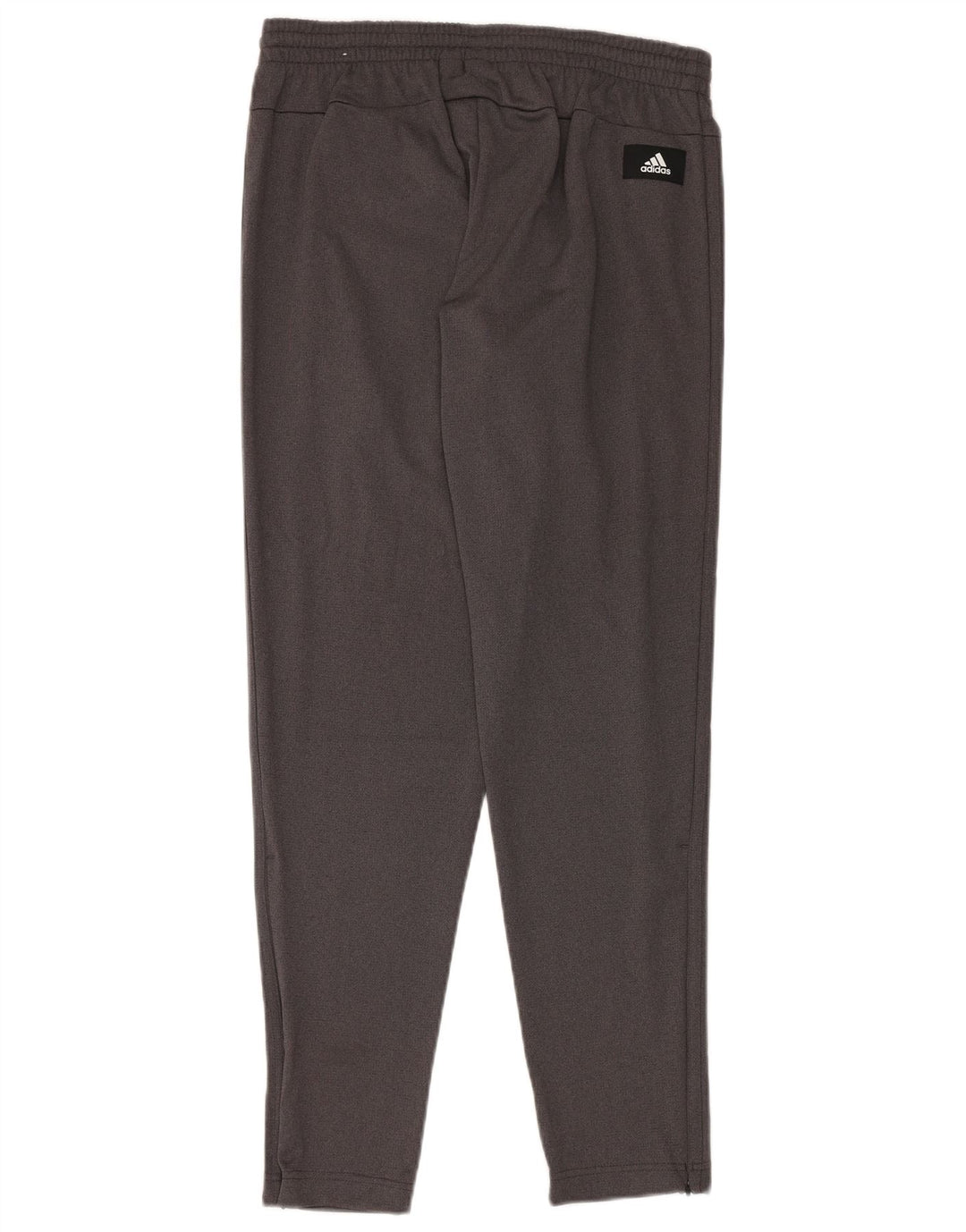 Pantaloni da tuta da uomo Adidas in poliestere grigio medio