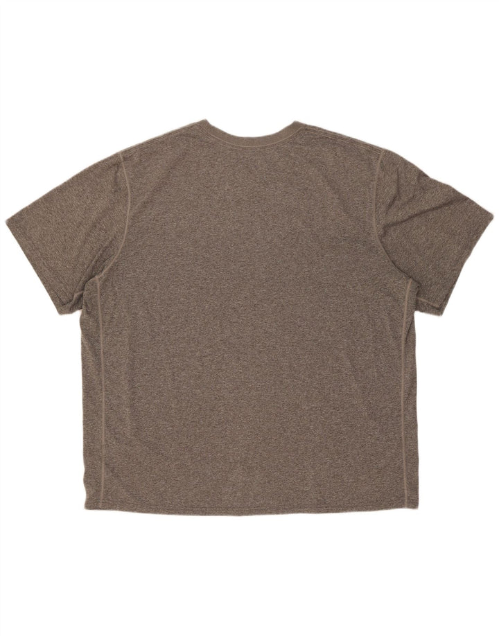 T-shirt da uomo Nike Dri Fit Top 2XL poliestere chiazzato grigio