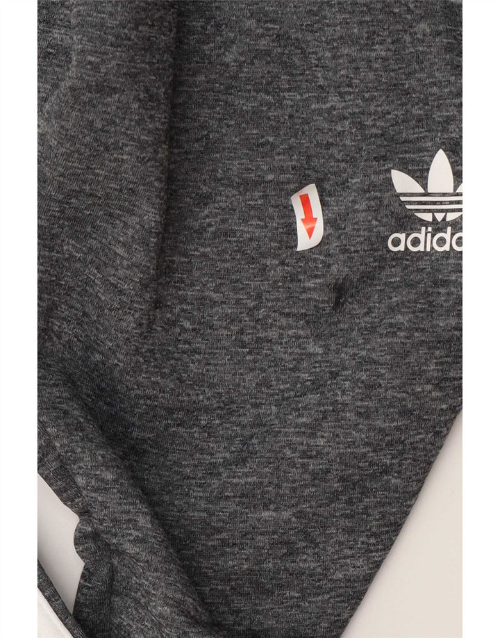 Pantaloni da tuta da donna Adidas Joggers UK 12 Poliestere grigio medio
