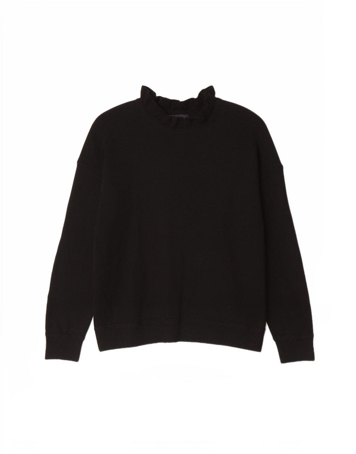 Maglione maglione a collo alto da donna Marks & Spencer UK 16 grande nero