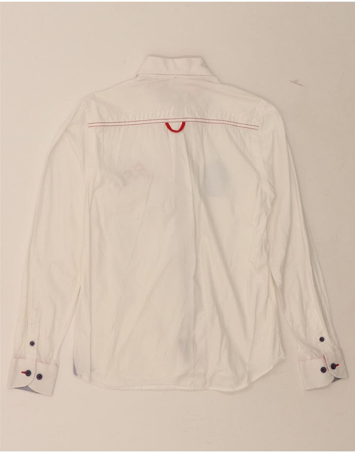 HARMONT & BLAINE Boys Abstract Pattern Graphic Shirt 11-12 Years XL  White Vintage Harmont & Blaine and Second-Hand Harmont & Blaine from Messina Hembry 