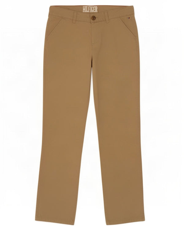 Pantaloni chino dritti per ragazzi Tommy Hilfiger 15-16 anni W32 L32 Beige