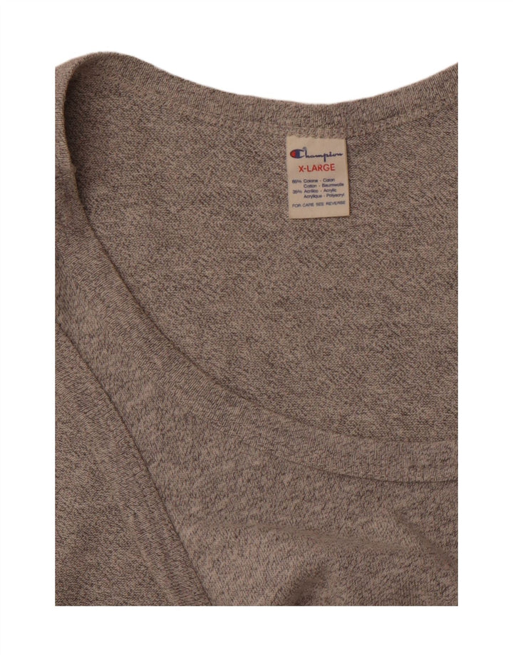 Canotta da donna CHAMPION UK 18 XL Sport in cotone screziato grigio