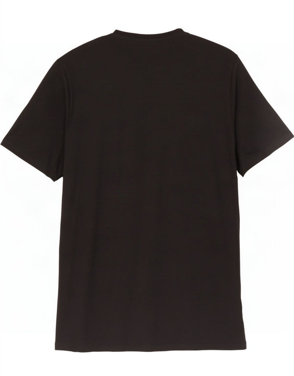 Guess T-shirt grafica da uomo grande in cotone nero