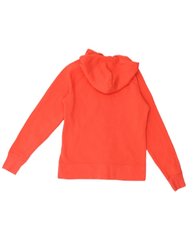 Maglione con cappuccio e zip grafica da donna Gap UK 10 piccolo cotone arancione