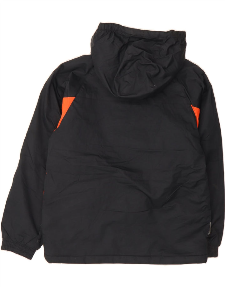 MOUNTAIN WAREHOUSE Boys Windbreaker Jacket 11-12 Years Black Colourblock Vintage Mountain Warehouse and Second-Hand Mountain Warehouse from Messina Hembry 