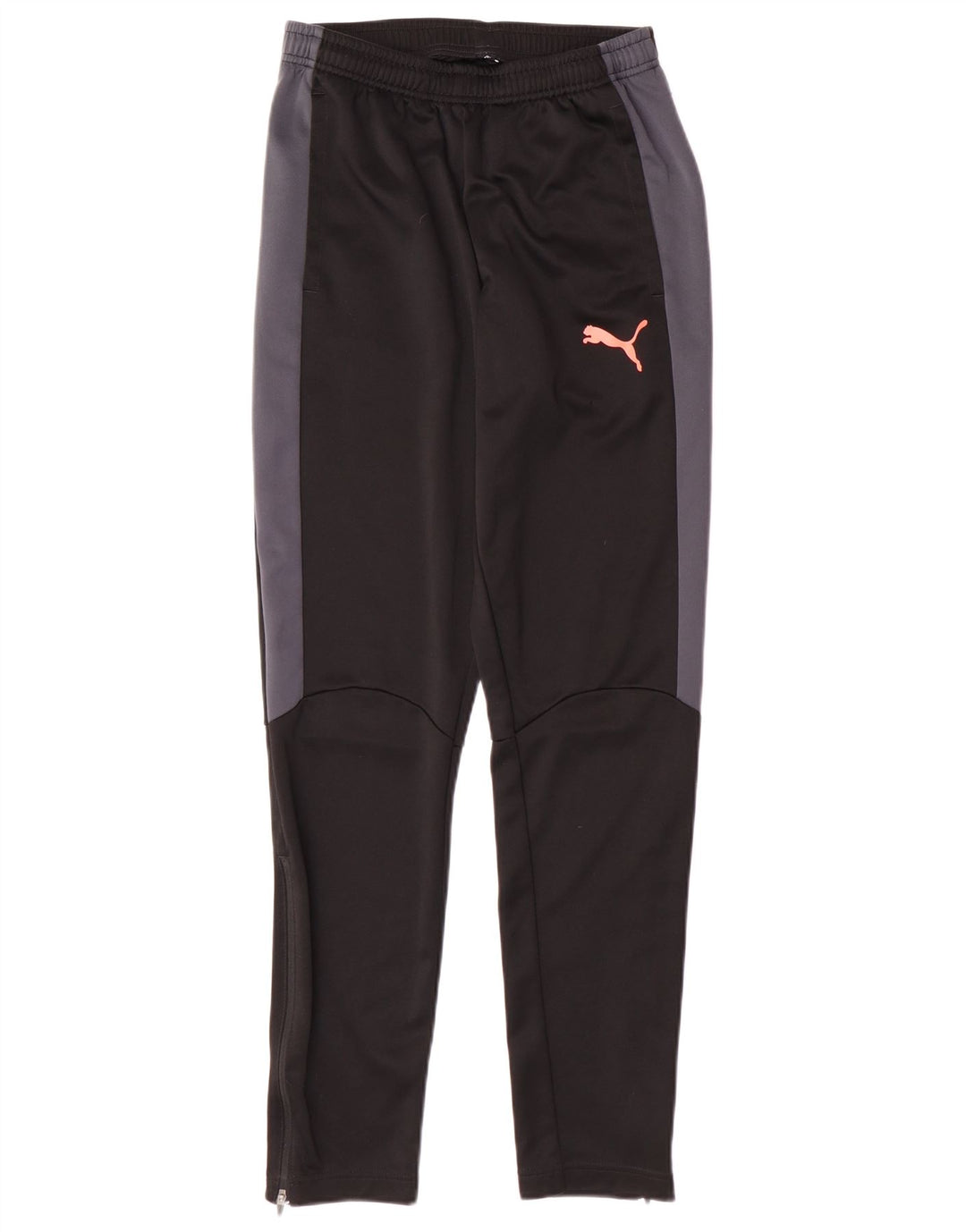 Pantaloni da tuta da uomo Puma Small in poliestere color block nero