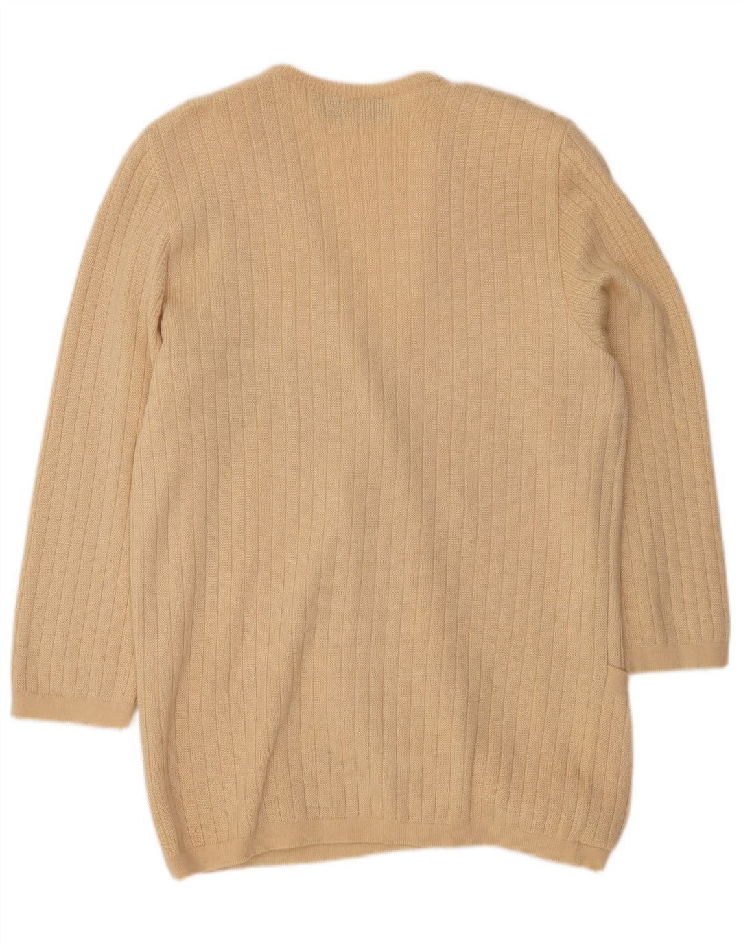Maglione cardigan lungo con grafica da donna St. Germain IT 48 XL Lana beige