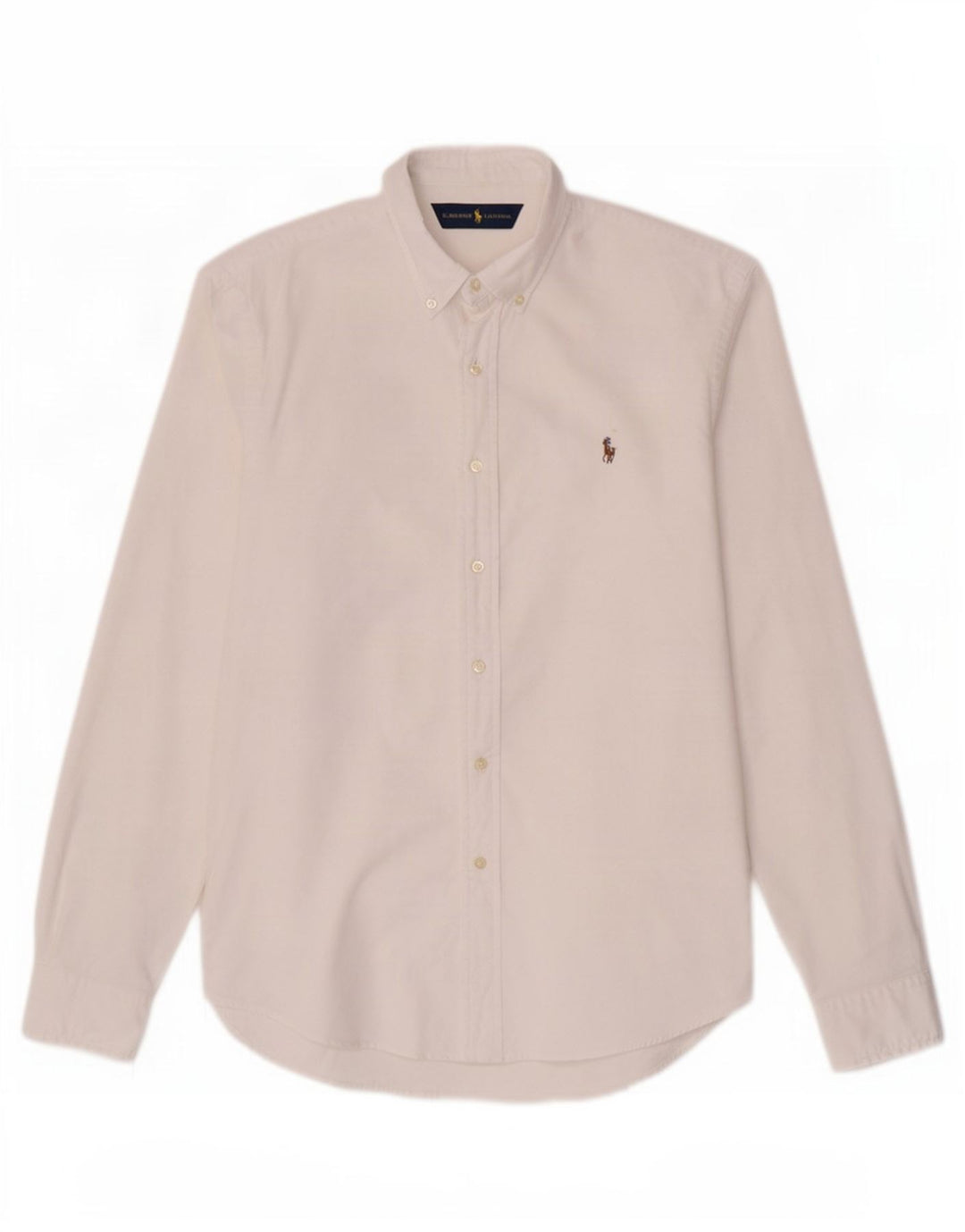 Ralph Lauren Camicia da uomo slim fit Oxford elasticizzata grande bianca